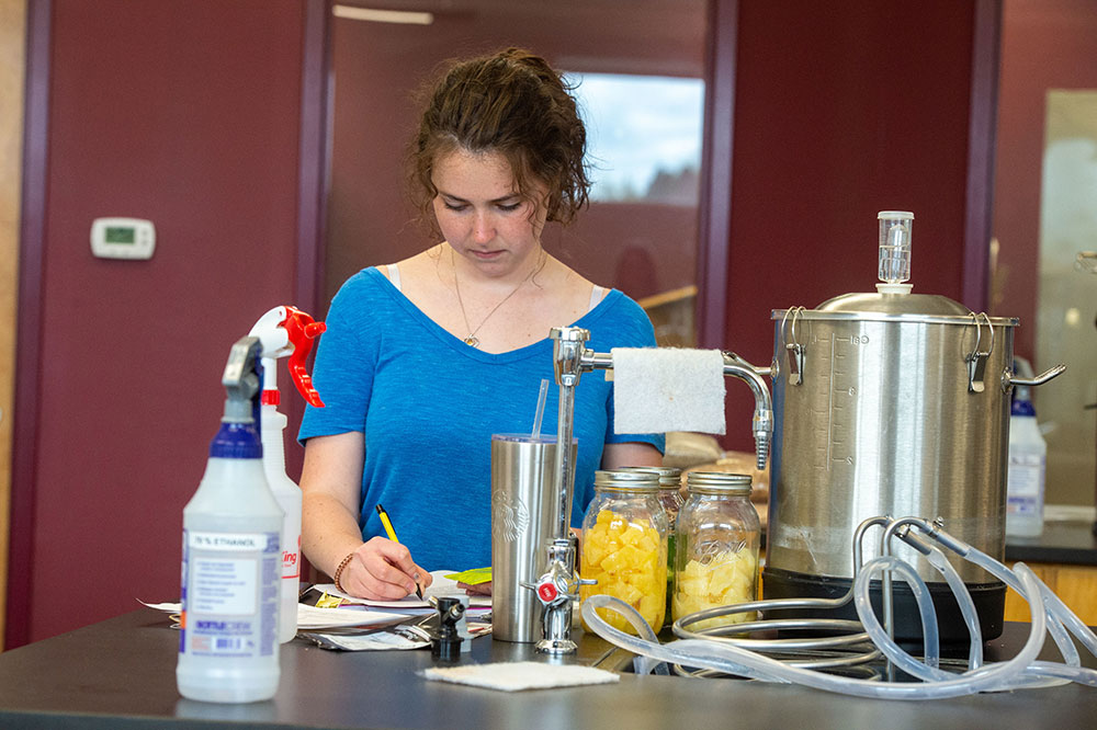 SIU Fermentation Science Works in the classroom