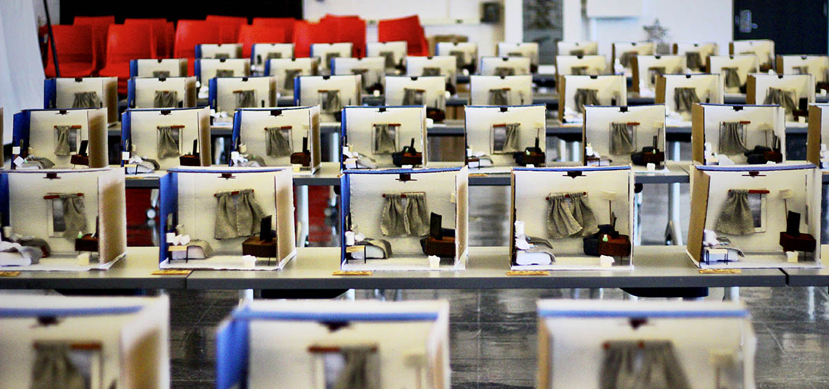 MFA student Diazha Berry's interactive installation 2-11