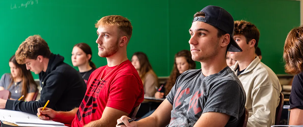 SIU IMAE Students sitting in class