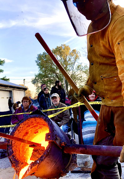 SIU Iron Pour at the Foundry Complex