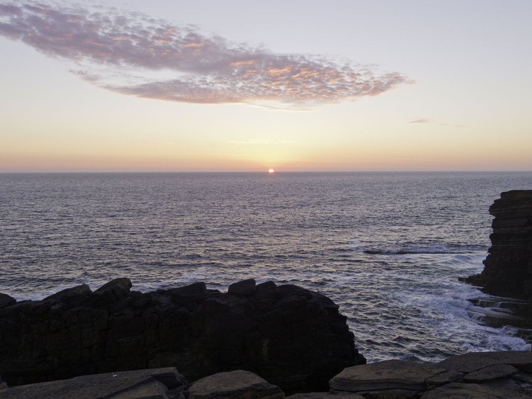 Orkney Sunset, North Atlantic Ocean