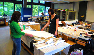 printmaking students in Germany