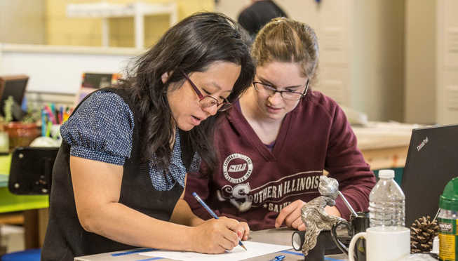 Dr. Tao with students