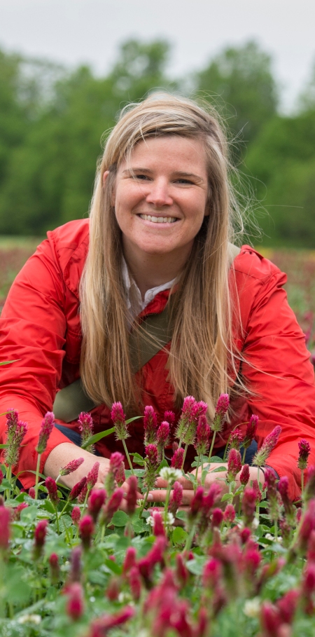 SIU Environmental studies Student in field