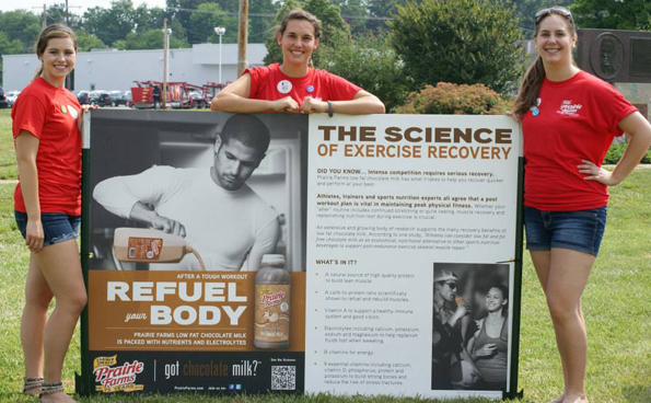 SIU Food and Nutrition Science of Exercise Recovery Sign