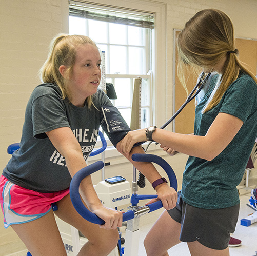 Students in Kinesiology Lab 