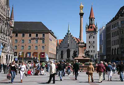  SIU Study Abroad Marienplatz, Munich, Germany