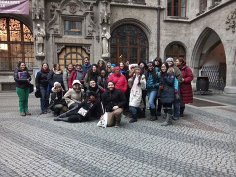 SIU Study Abroad Social Work Germany group photo