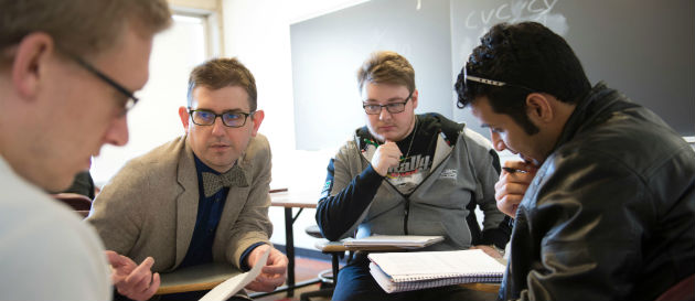 Group of Linguistics Students in class