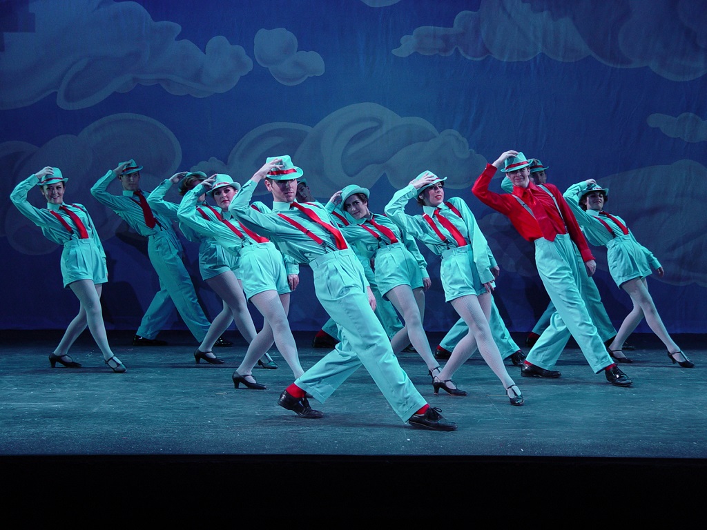Dance number in SIU's Production of White Christmas