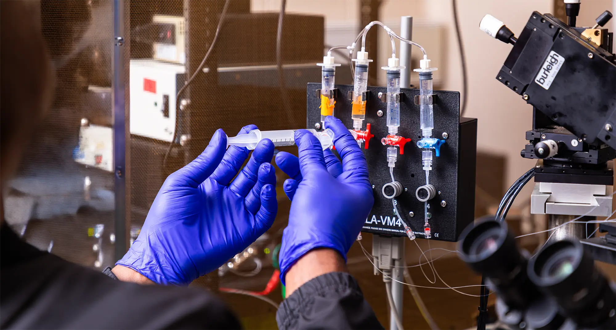 Equipment in the Biomedical Lab on SIU Campus