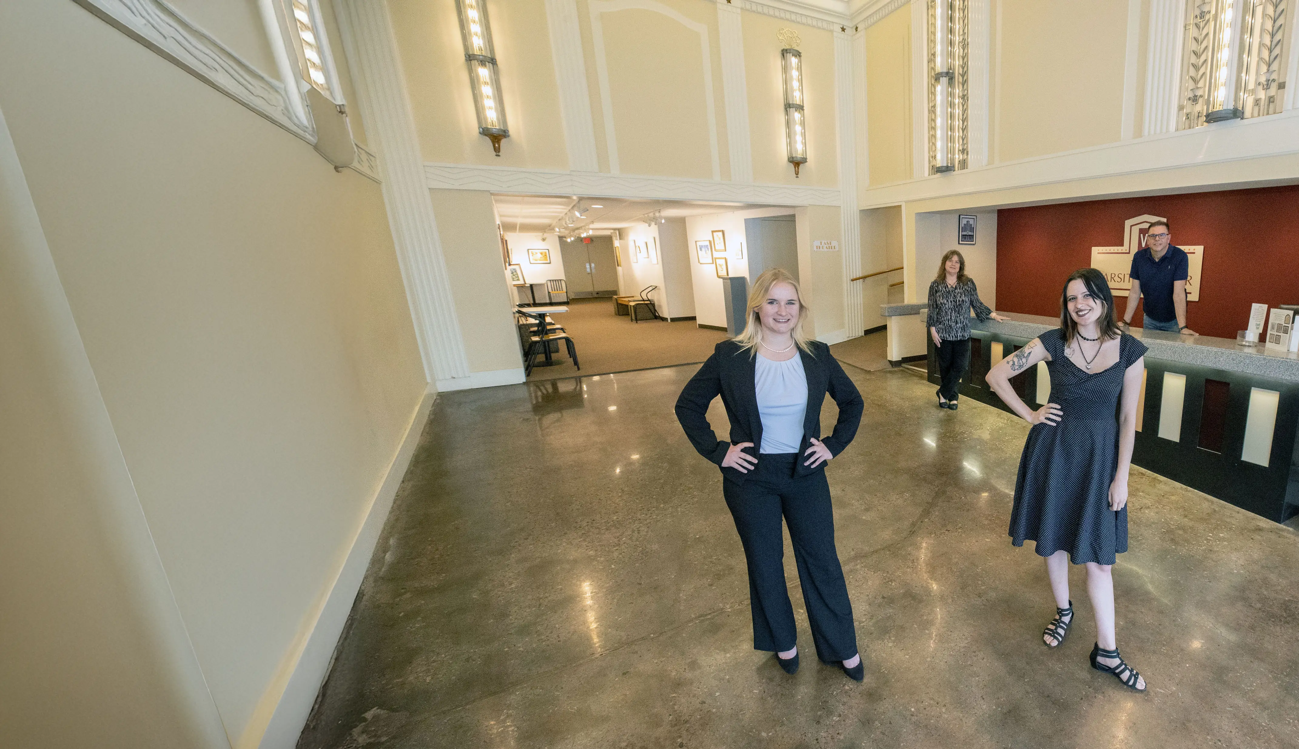 Senior hospitality marketing management class at Southern Illinois University Carbondale who developed marketing plans for the Varsity Center