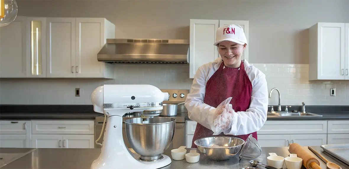 Professional Development Sequence Food and Beverage Management student