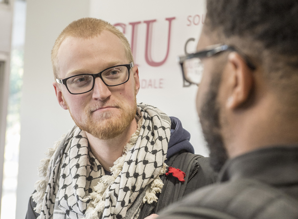 SIU Students talking